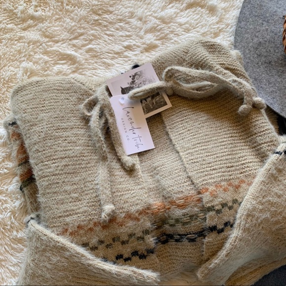 New Cozy Oversized Hooded Pocketed Long Cardigan Sweater Coat Western - Picture 5 of 7